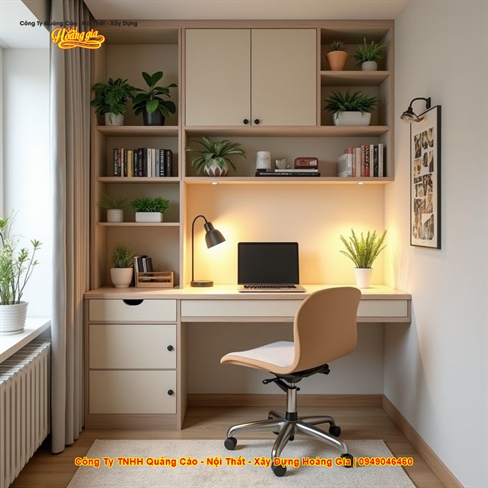 Thi Công Bàn Học Gỗ MDF Tại Cần Thơ – Thiết Kế Đúng Chuẩn, Tối Ưu Góc Học Tập