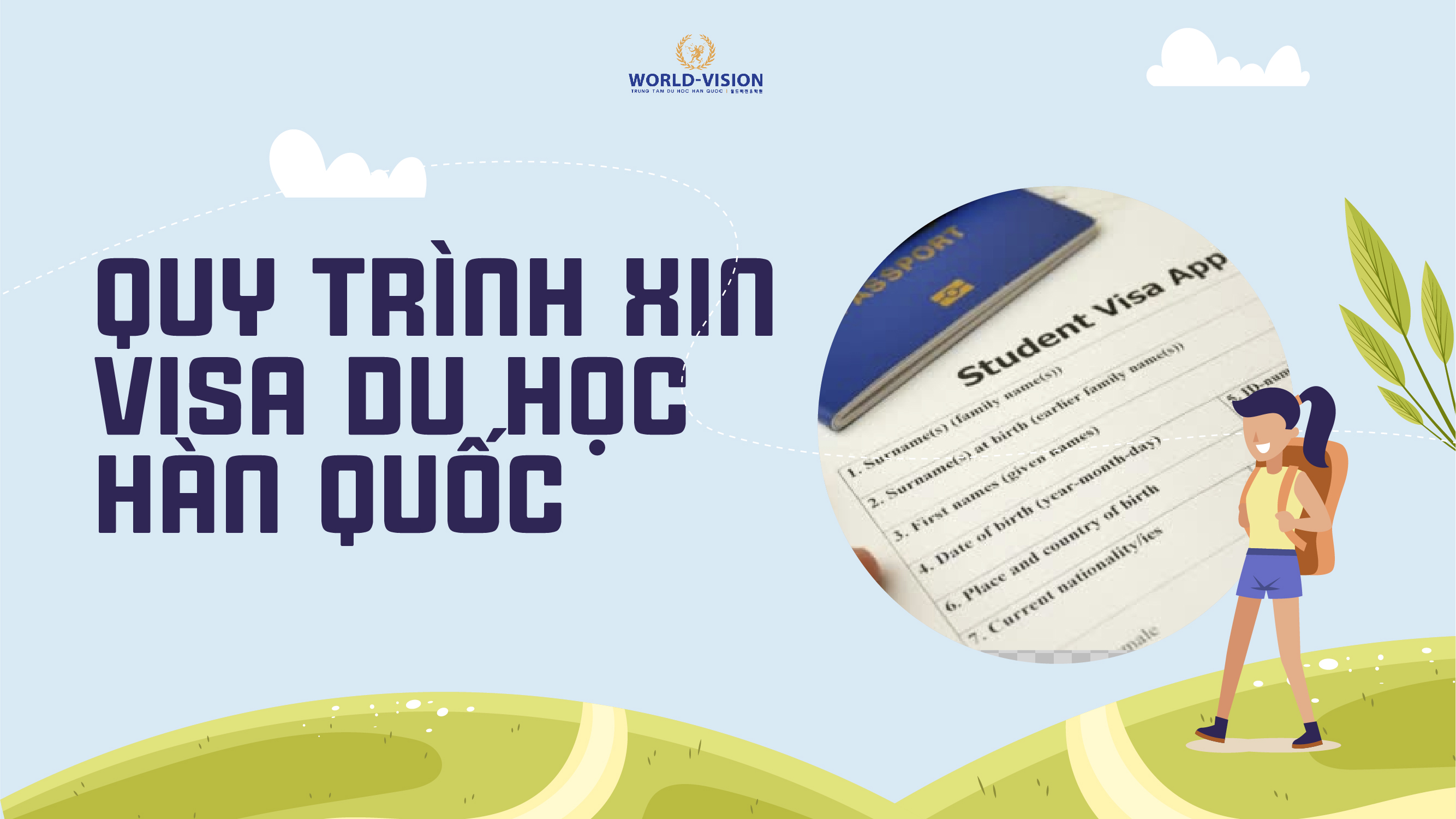 Quy trình xin visa du học Hàn Quốc