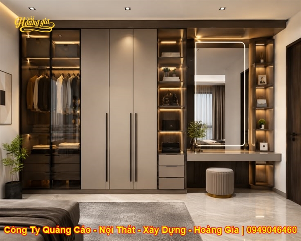 tu quan ao ket hop ban trang diem go cong nghiep can tho10