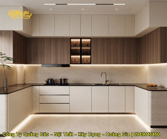 Xưởng Thiết Kế Và Thi Công Tủ Bếp Gỗ MDF Chống Ẩm Uy Tín Tại Cần Thơ