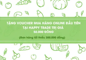 Tặng Voucher mua hàng online đầu tiên tại cửa hàng trị giá 50.000đ