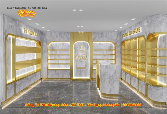 Thiết Kế Thi Công Nội Thất Shop Cần Thơ Uy Tín – Kệ Trưng Bày Đẹp, Giá Tận Xưởng
