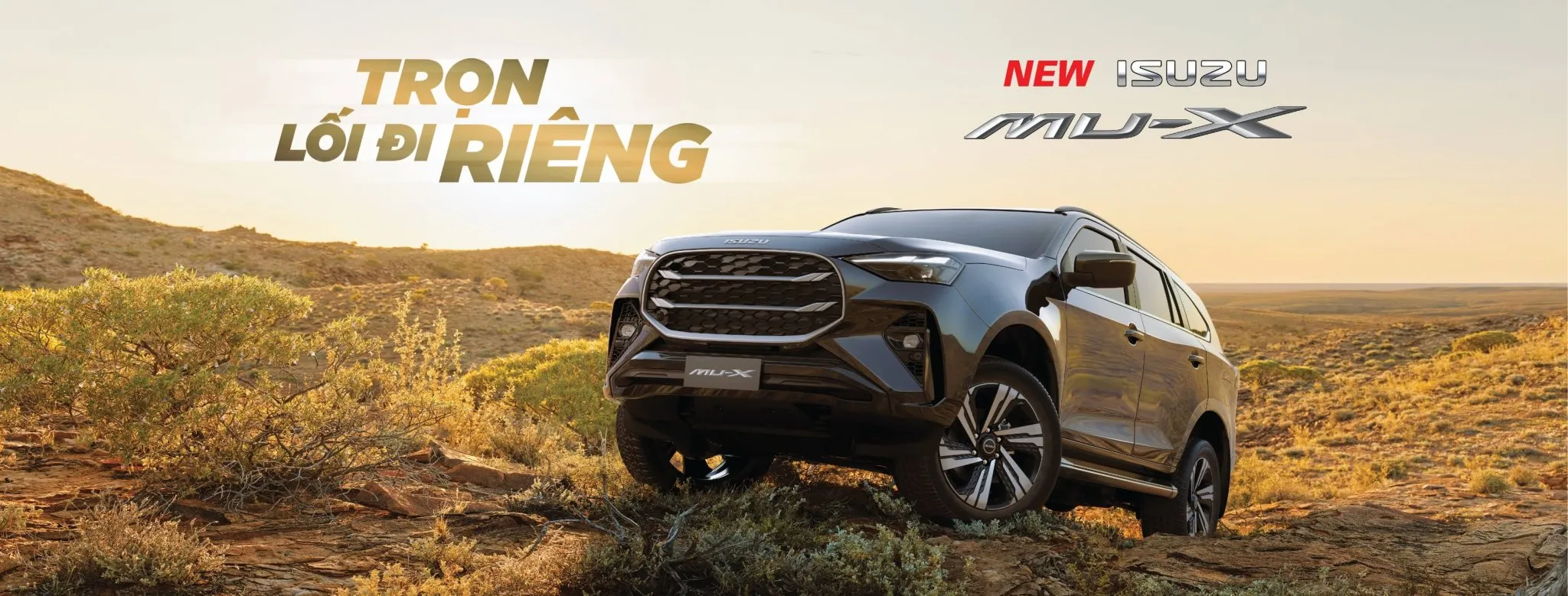 Xe 7 chỗ giá rẻ MU-X tại đại lý Isuzu Tiền Giang