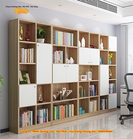 Thi Công Kệ Sách Gỗ Công Nghiệp Tại Cần Thơ – Thiết Kế Hiện Đại, Giá Gốc Tại Xưởng